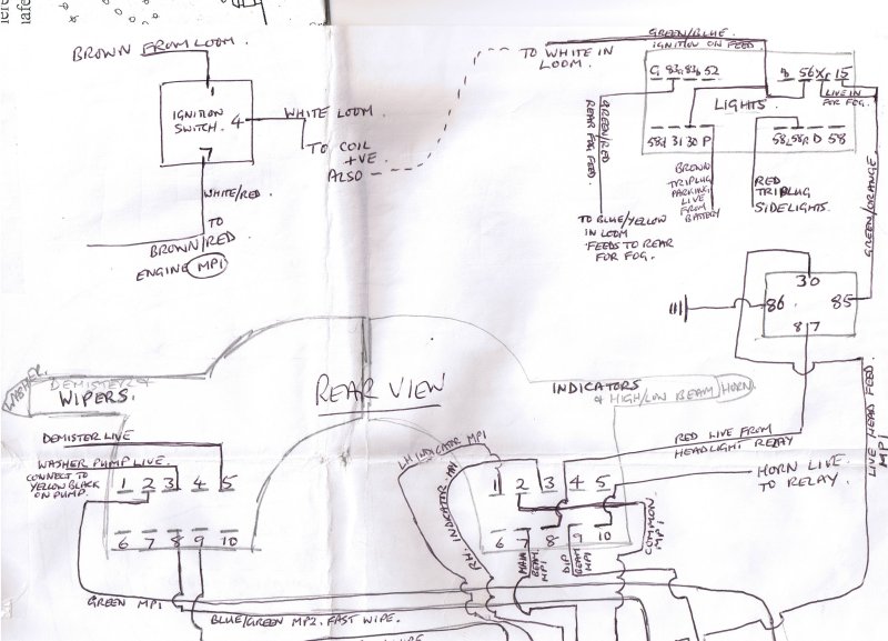 Ford Focus Column Stalk Wiring - Electrics - The UK Kit Car Club